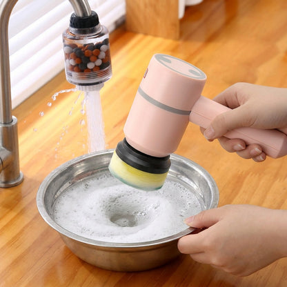 Electric Cleaning Brush with Rotating Head